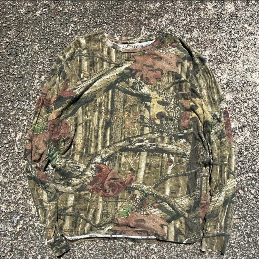 Ranger Mossy Oak Long Sleeve Pocket Tee